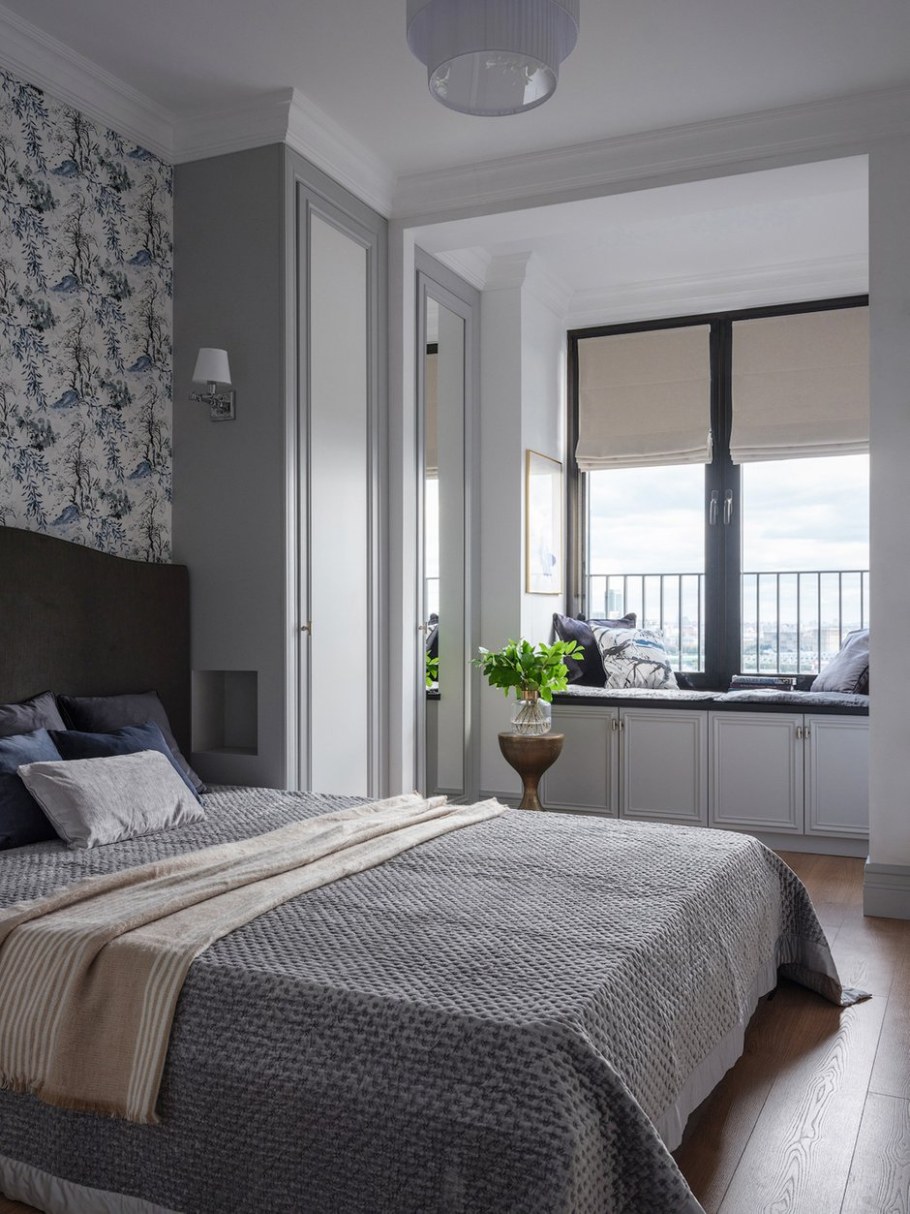 Интерьер маленькой спальни