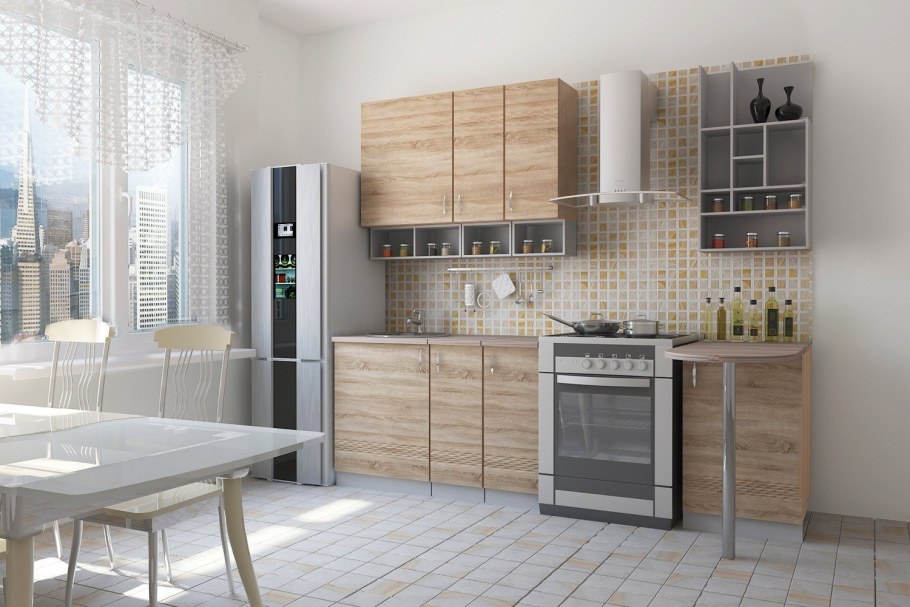 Кухня лофт хофф