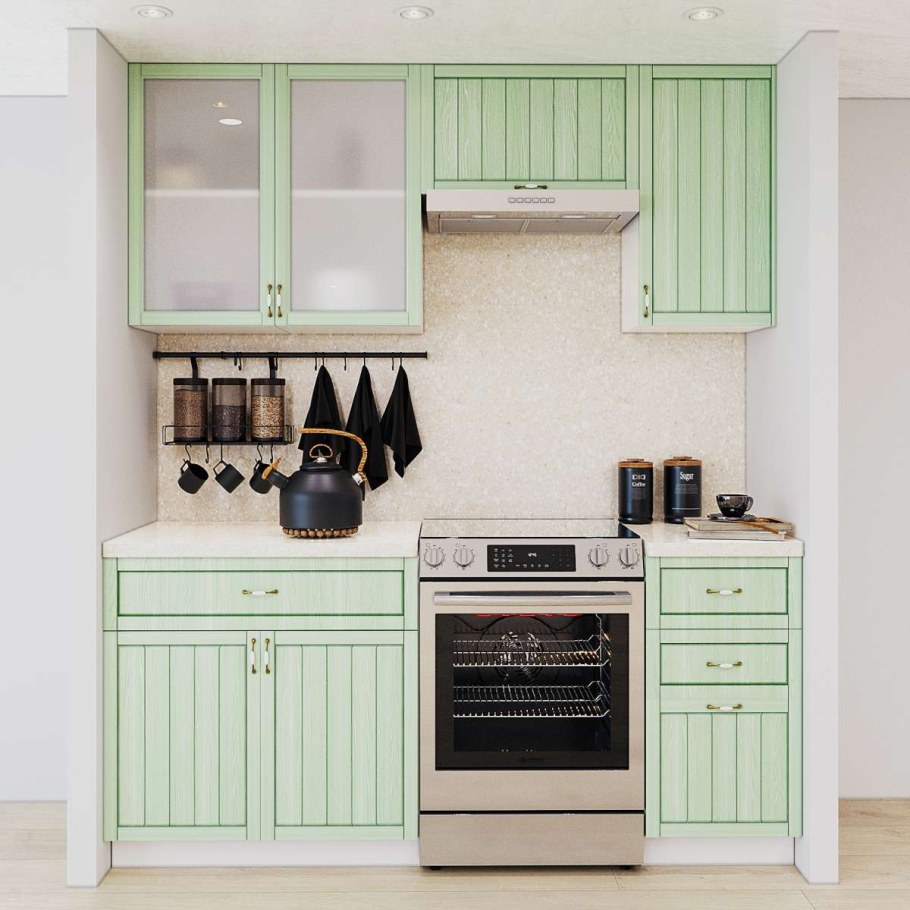 Кухня фисташка Прованс