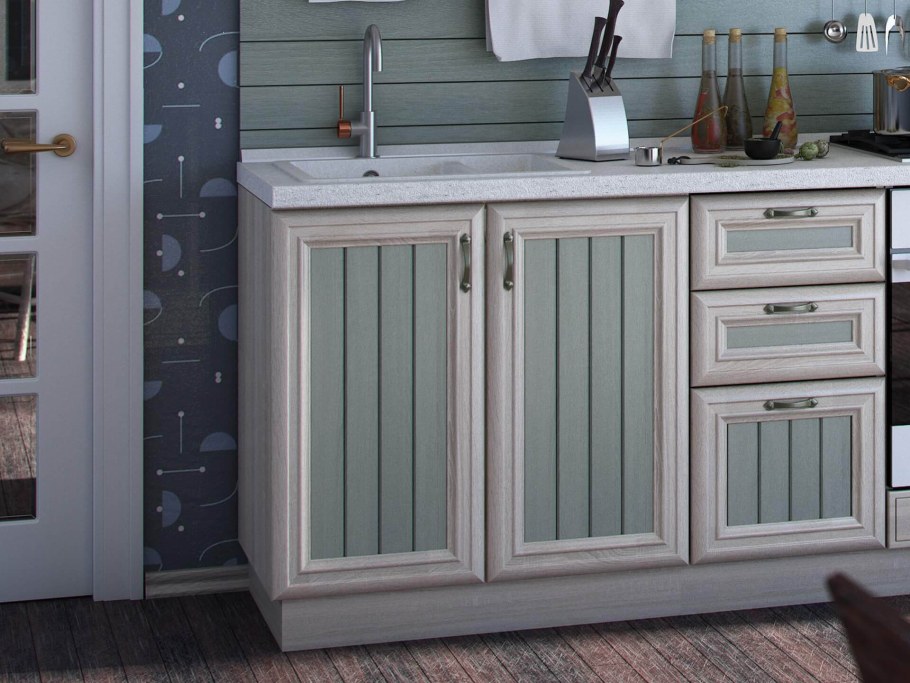 Кухня Кантри сонома эйч зелёный любимый дом