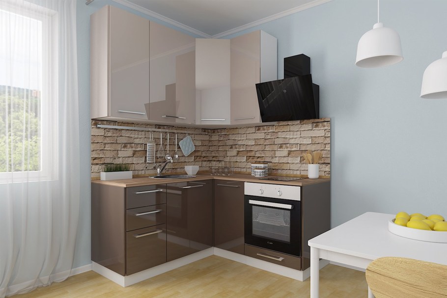 Хофф кухня Амика серый камень