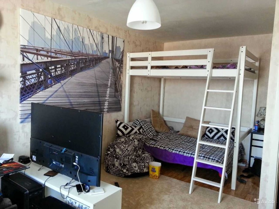 Кровать чердак двуспальная икеа