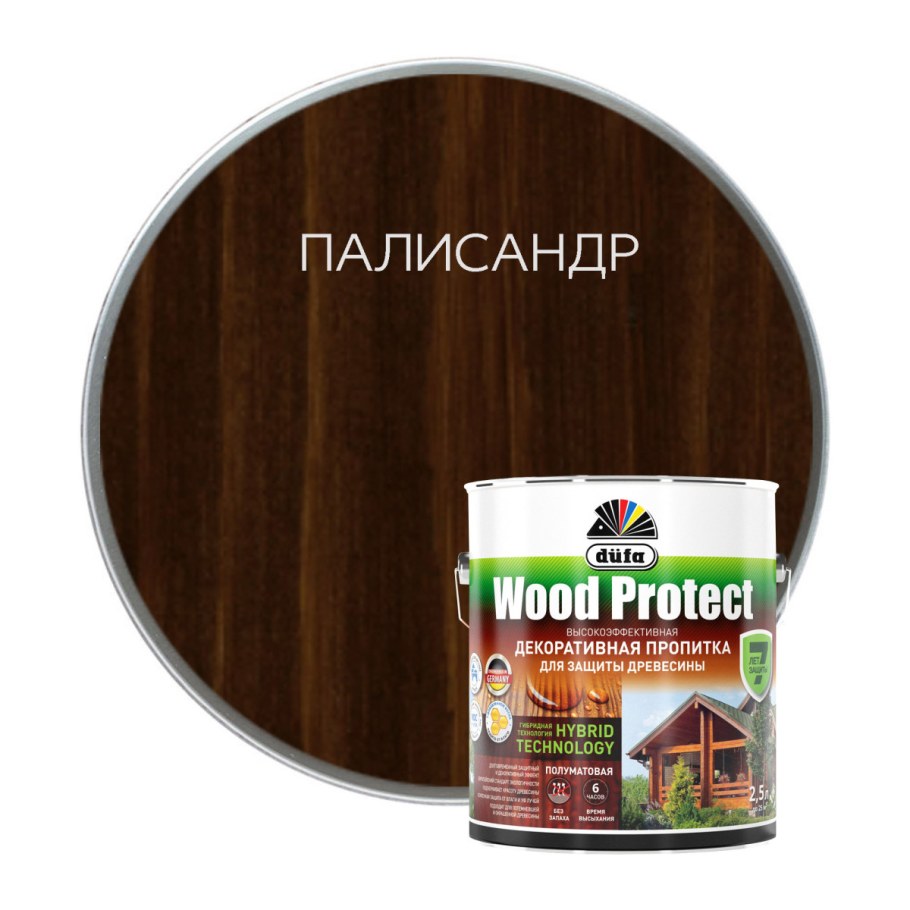 Dufa Wood protect 10 л тик