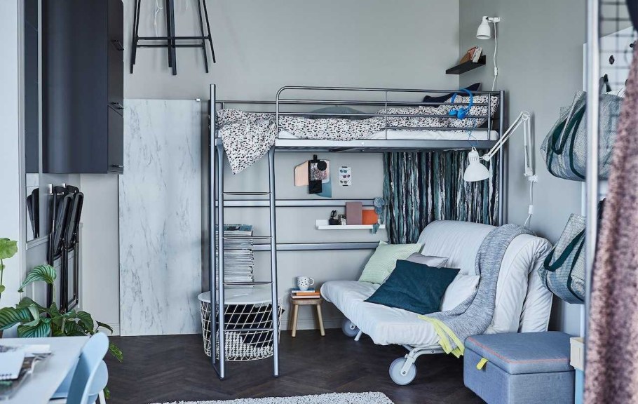 Кровать чердак двуспальная икеа