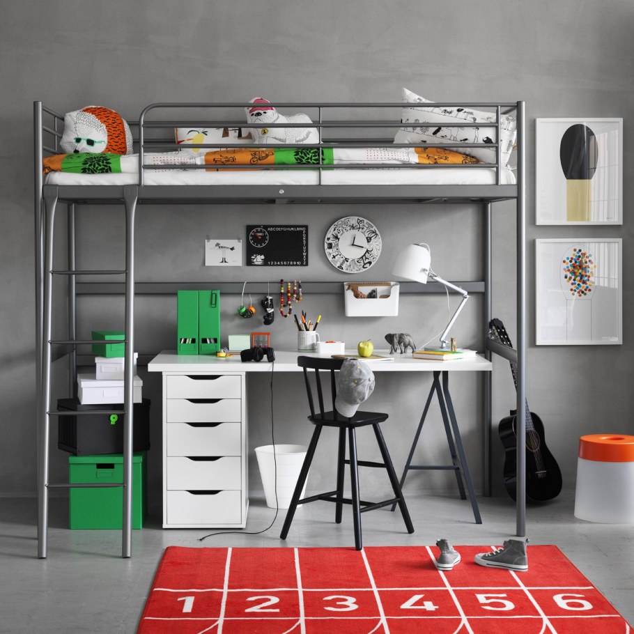 Кровать чердак икеа СВЭРТА