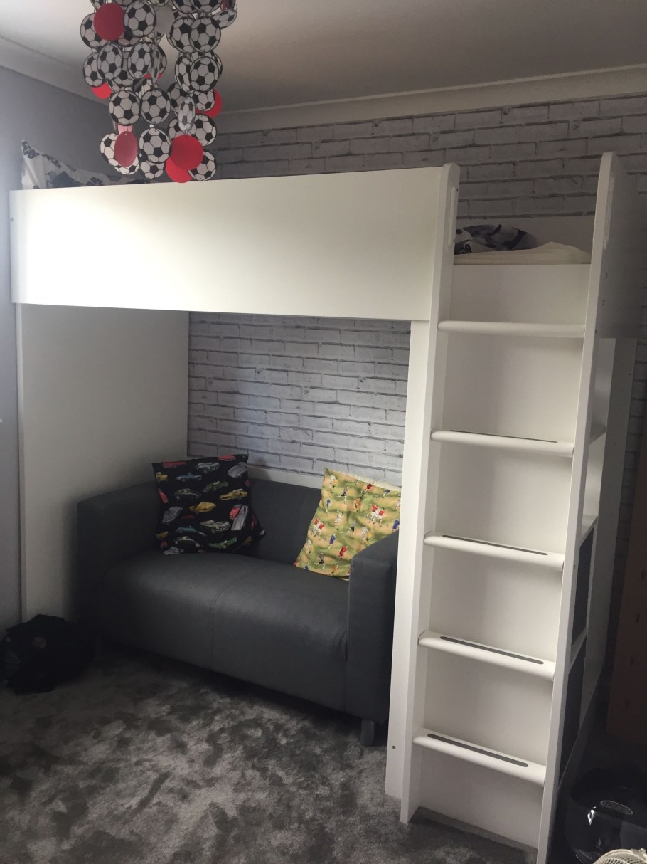 Кровать чердак икеа СТУВА