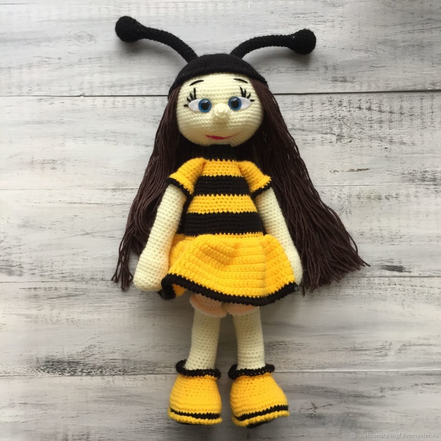 Кукла Пчелка из ткани