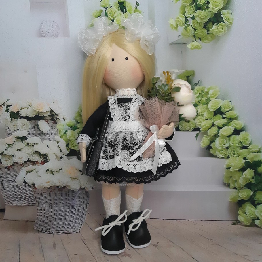 Народные платья для интерьерных кукол фото