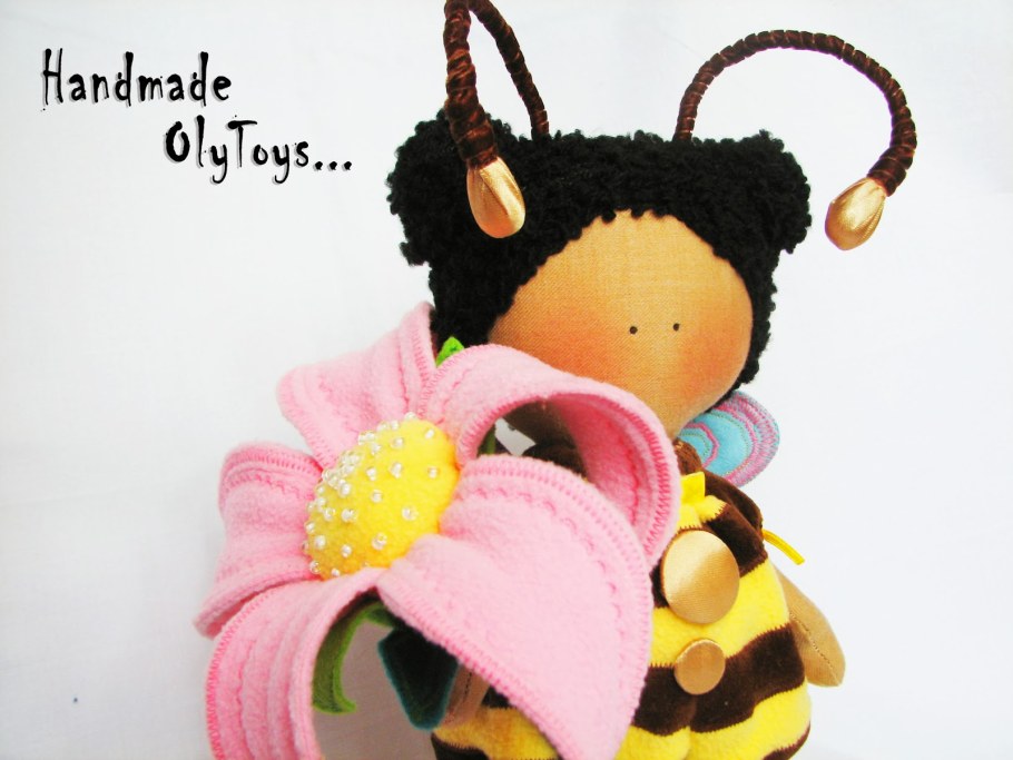 Текстильная кукла Пчелка