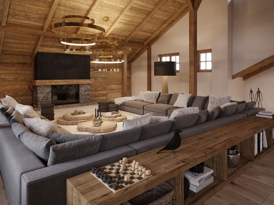 Шато Шале интерьер