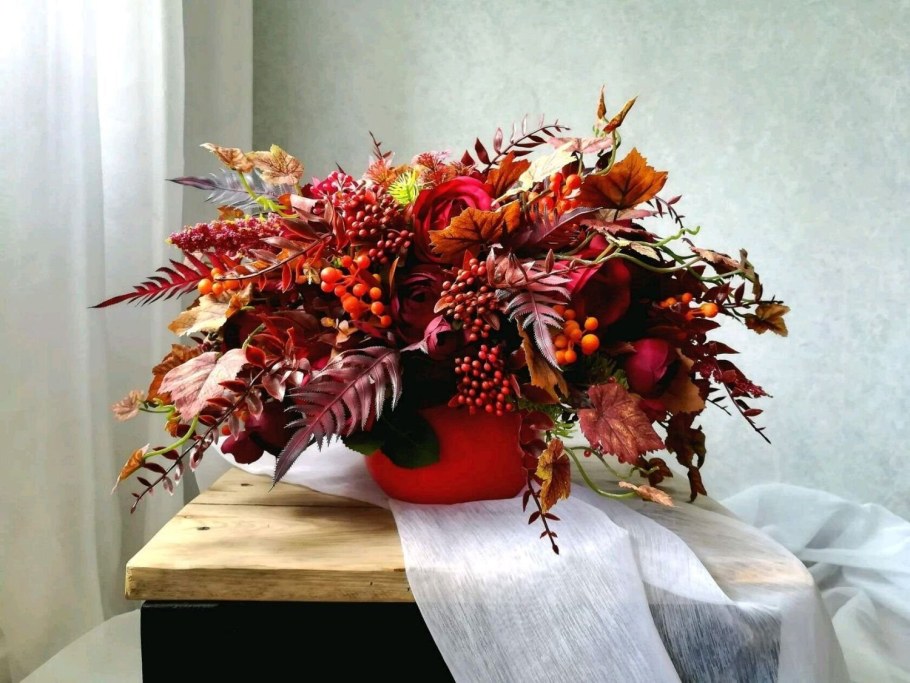 Осенние композиции из цветов