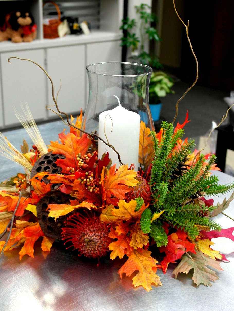 Композиция из цветов на стол