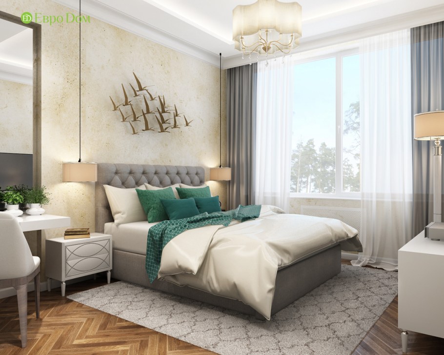 Дизайн трехкомнатной квартиры 80