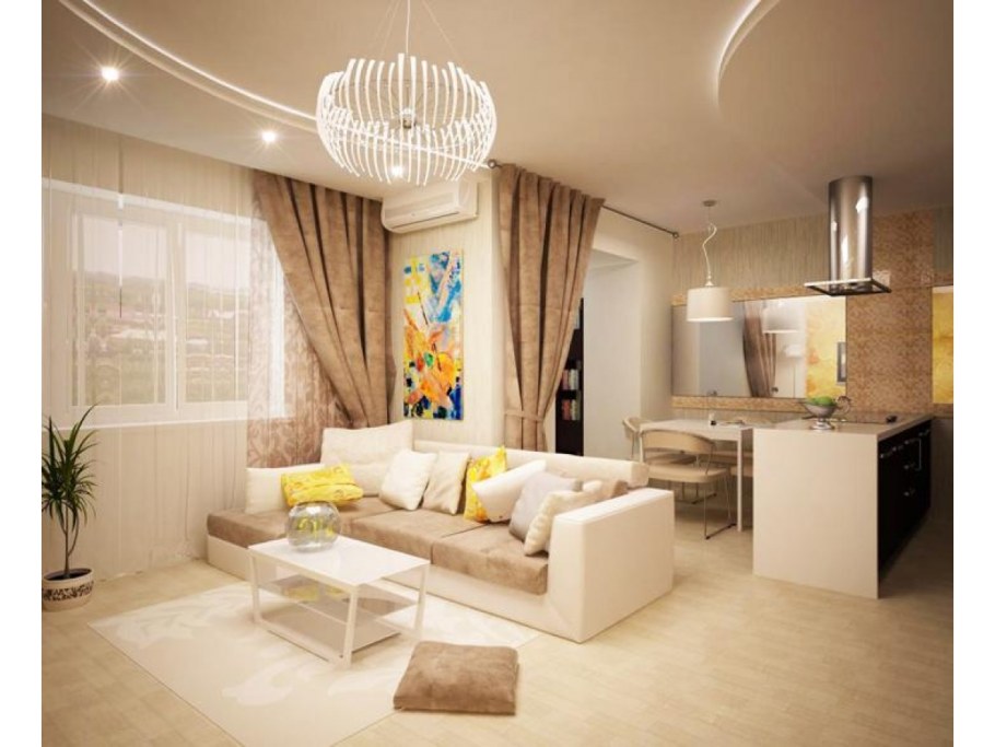 Интерьер 3 комнатной квартиры 90 кв