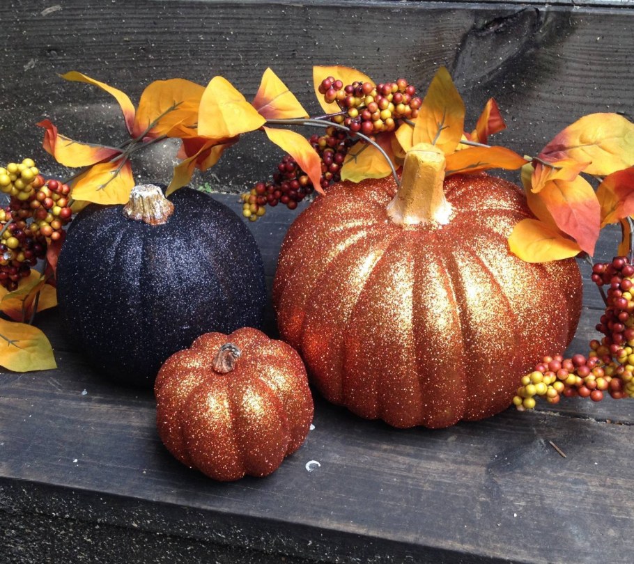 Осенняя композиция из тыквы
