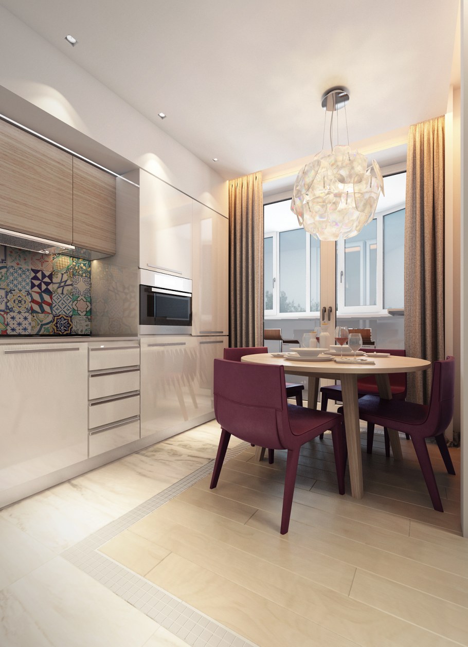 Интерьер трехкомнатной квартиры 85 кв.м в современном стиле