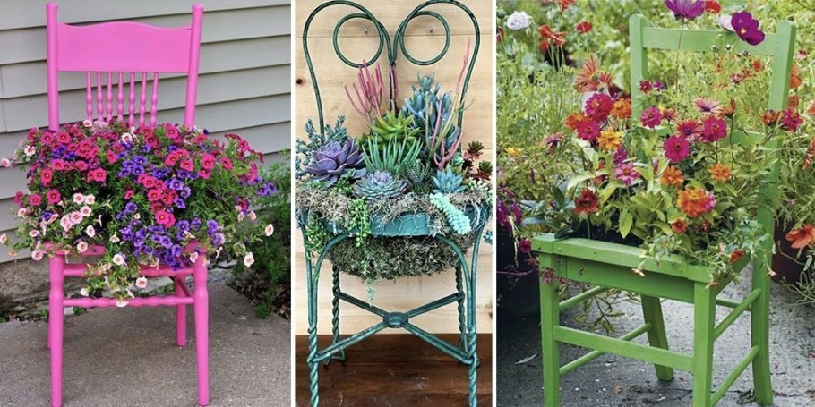 Из старых стульев