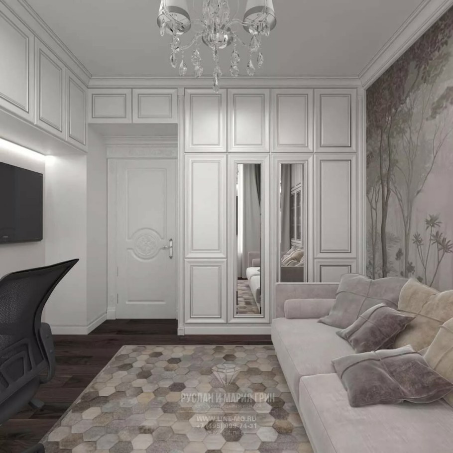 Маленькая квартира в стиле Неоклассика