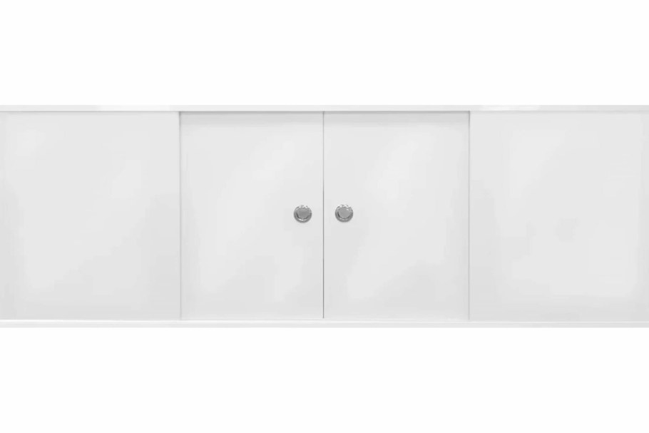 Экран-купе 1,49 (белый глянец) Метакам