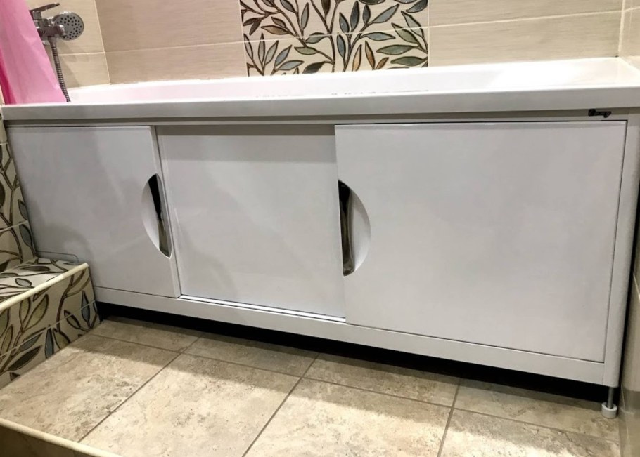 Экран под ванну Emmy 170 Элис белый