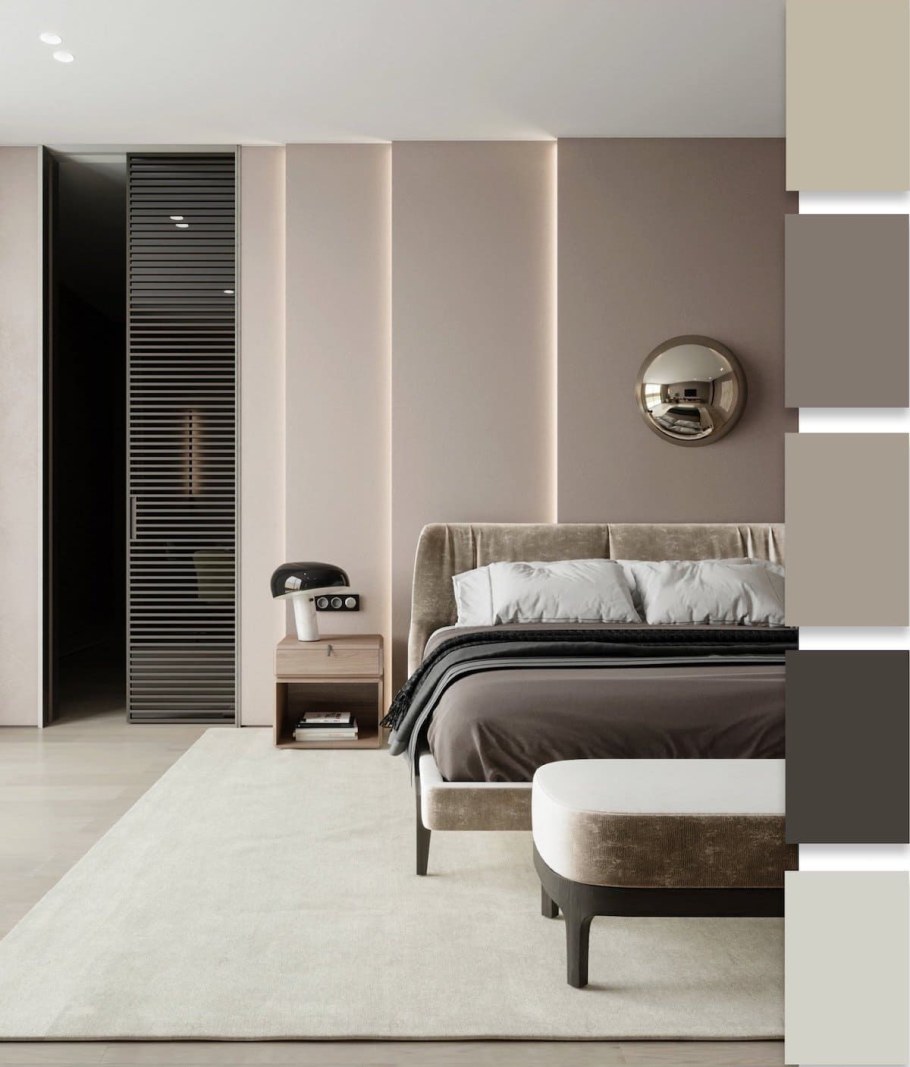 Цвета стен в интерьере 2023