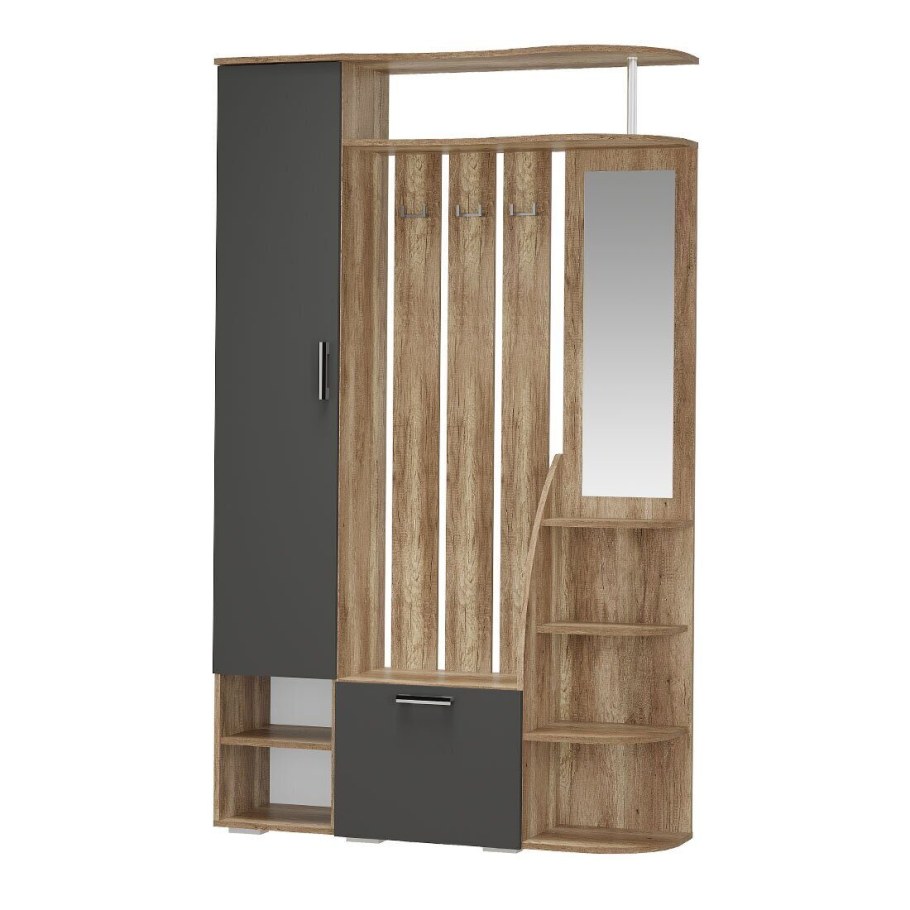 Прихожая Агата пр-03 дуб каньон/графит