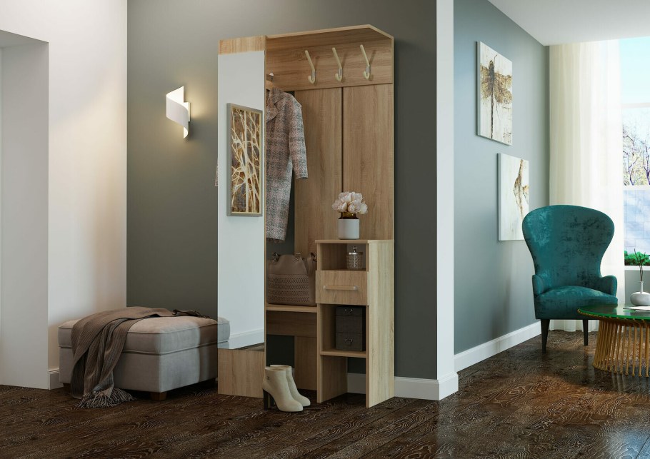 Прихожая лига дуб сонома