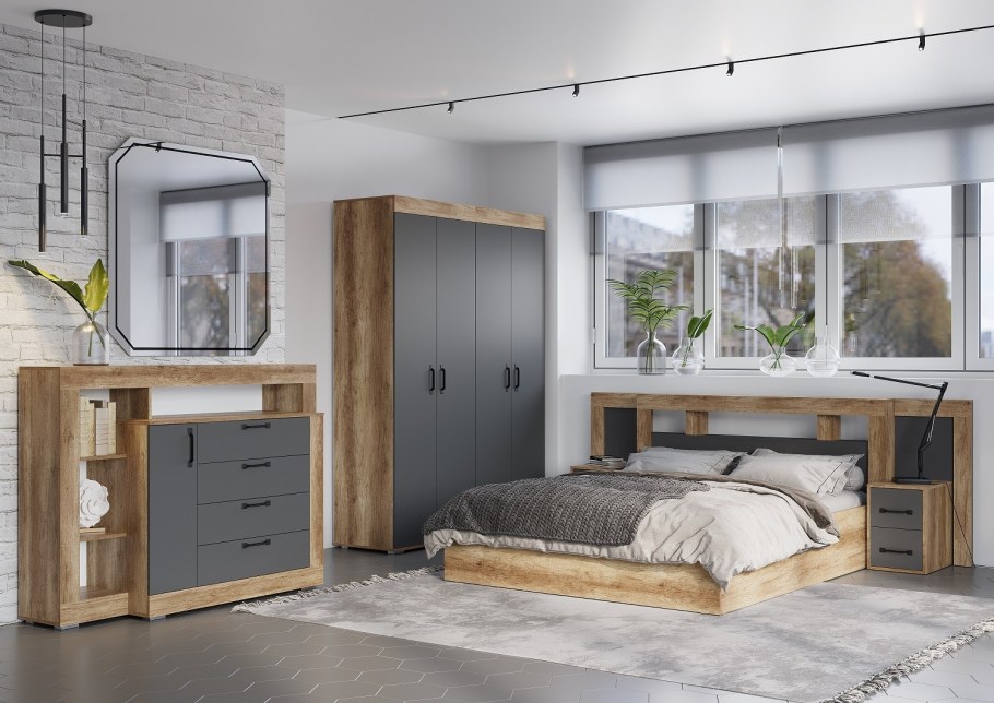 Тумба прикроватная БТС мебель Прима ТБ-12