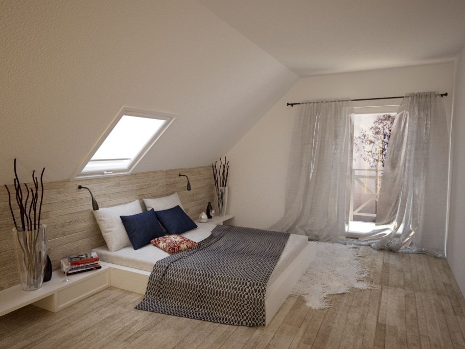 Отделка мансардных комнат