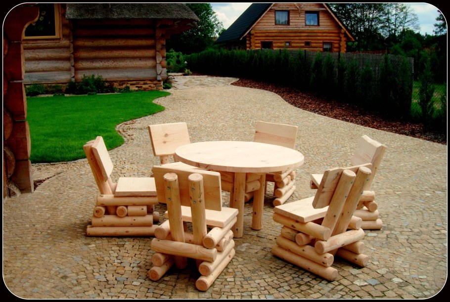 Мебель из бревна