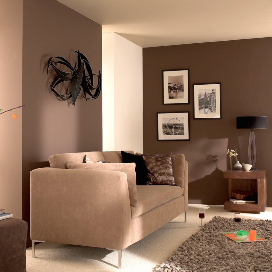 Окрашенные стены в интерьере