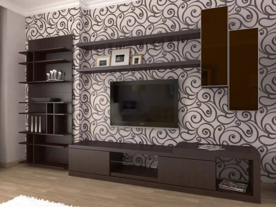 Красивые стены в зале