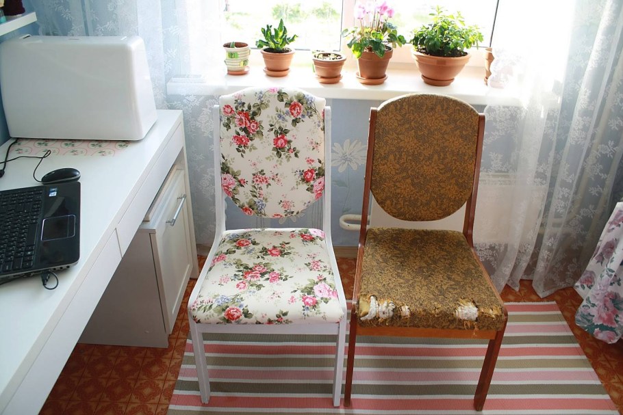 Переделать старый стул