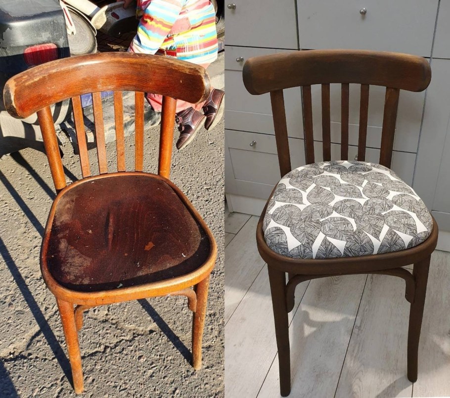 Отреставрированные советские стулья