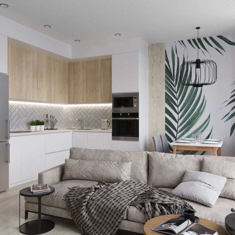 Кухня-гостиная 20 м2