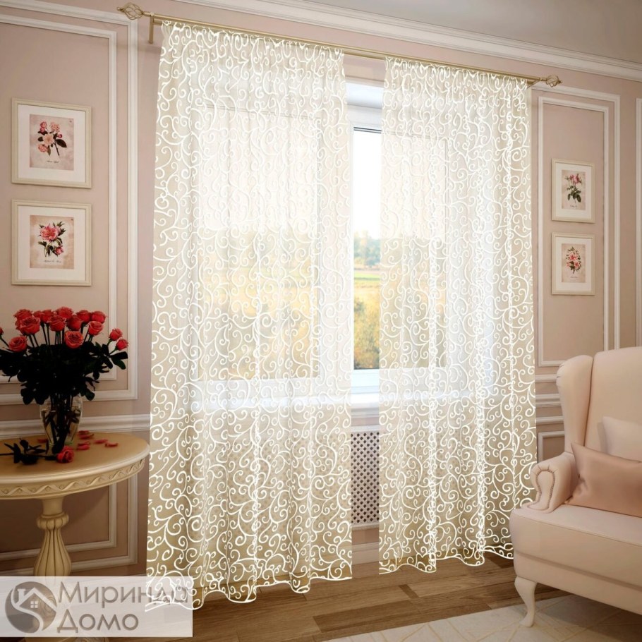 Модный тюль для гостиной