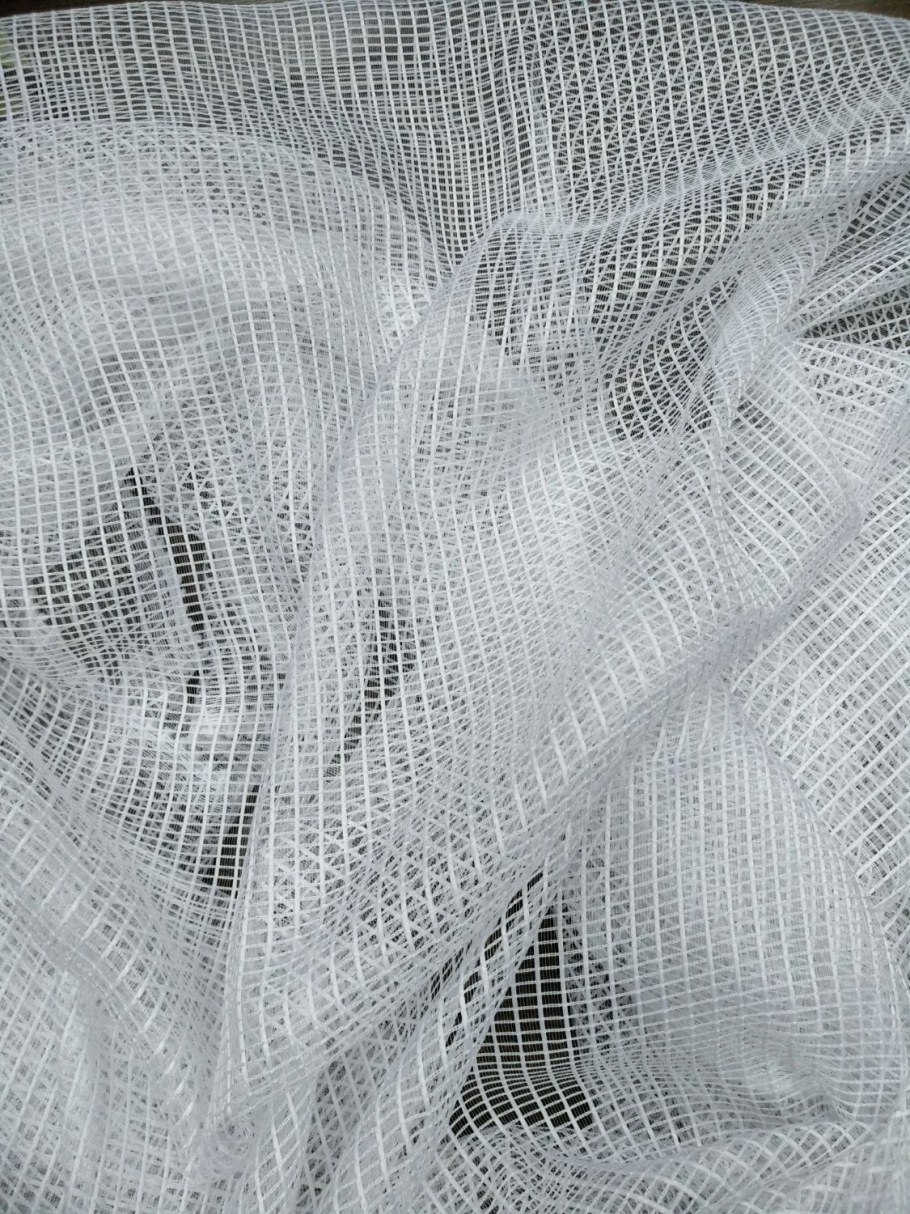 Тюль сетка Глэдис серая