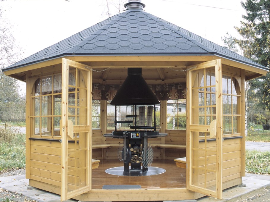 Беседка 3х3 с мангалом