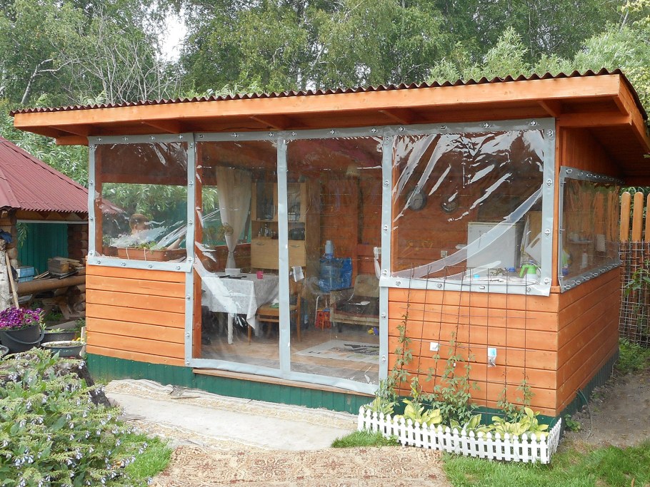 Закрытые веранды на даче