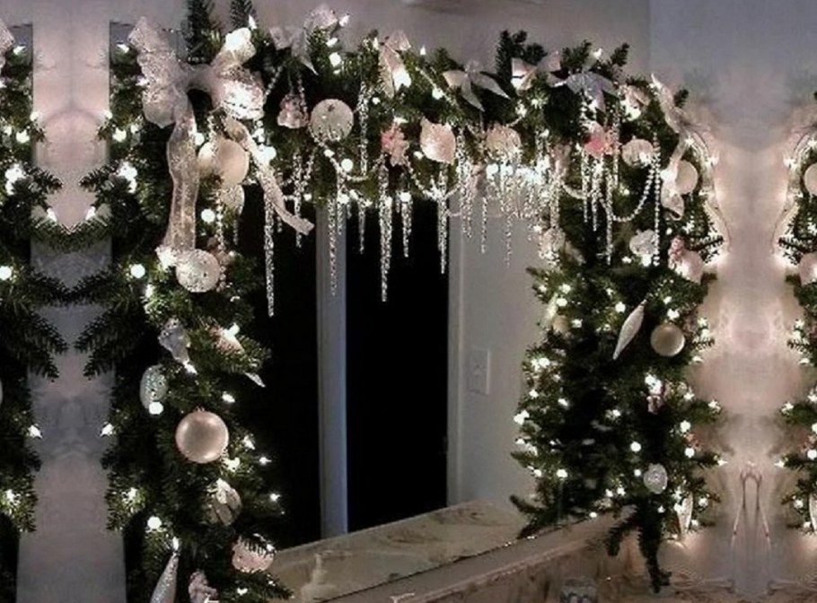 Гирлянды в интерьере