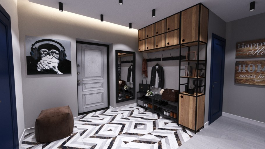 Прихожая лофт 00-00050081