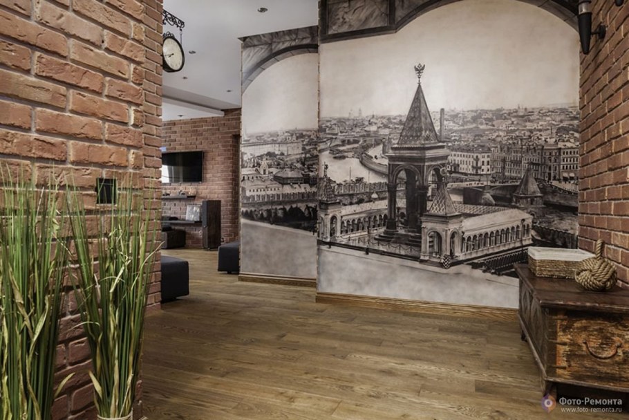 Фотообои в интерьере