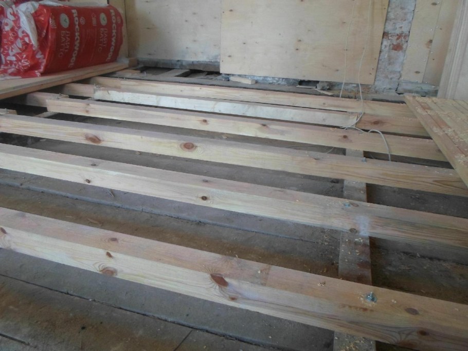Деревянные лаги в сталинке