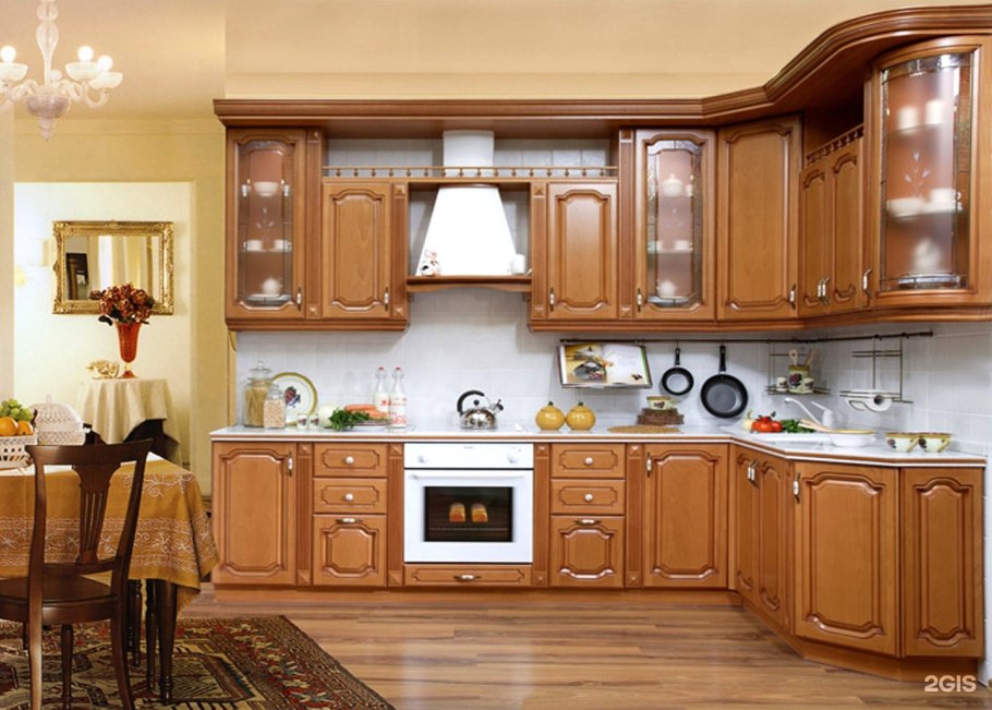 Кухня МДФ классика-1 ольха