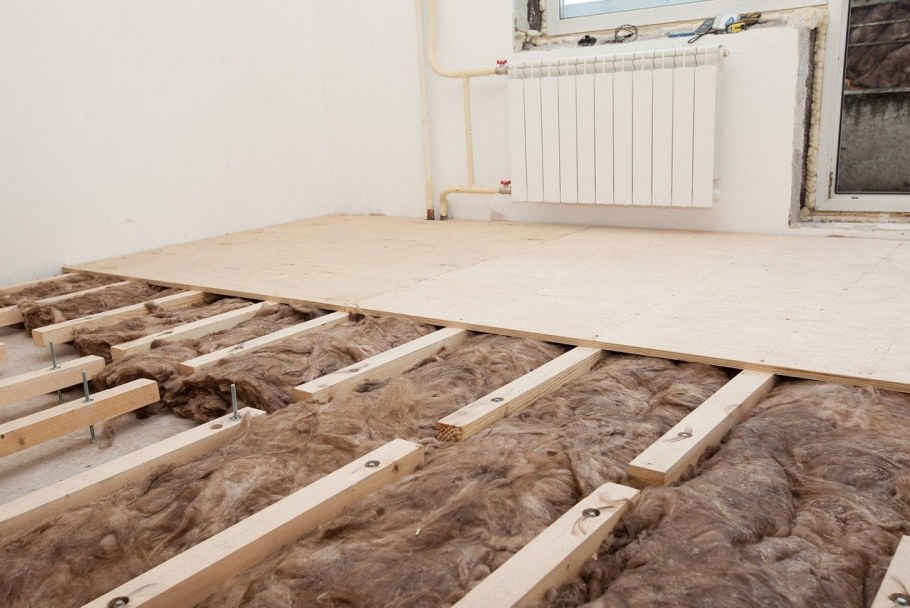 Кнауф пол на лагах