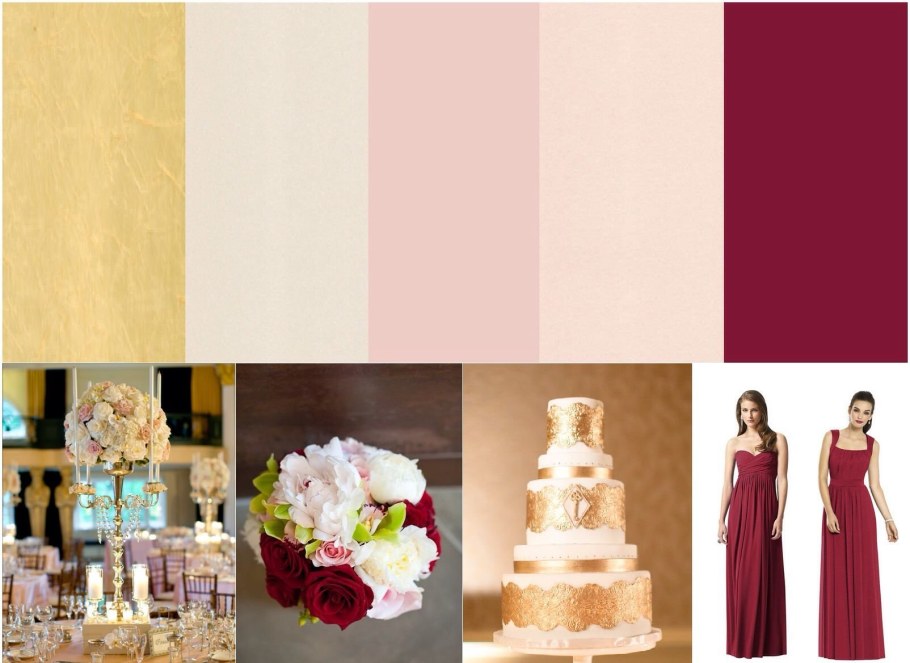 Сочетание цветов с золотым