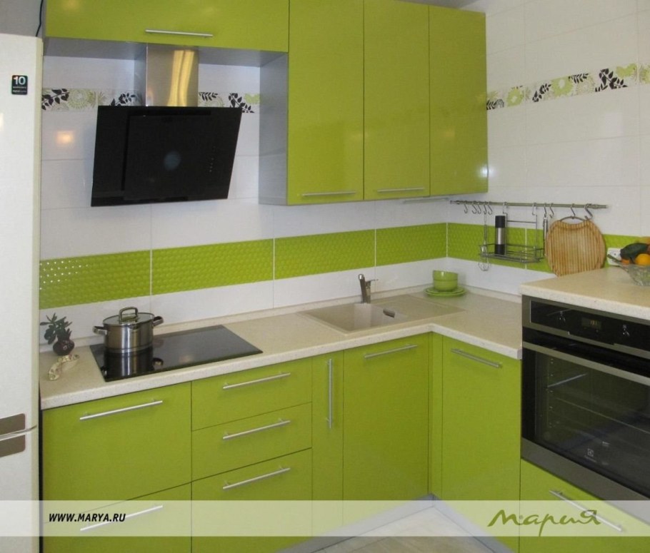 Кухни цвет васаби Леруа Мерлен
