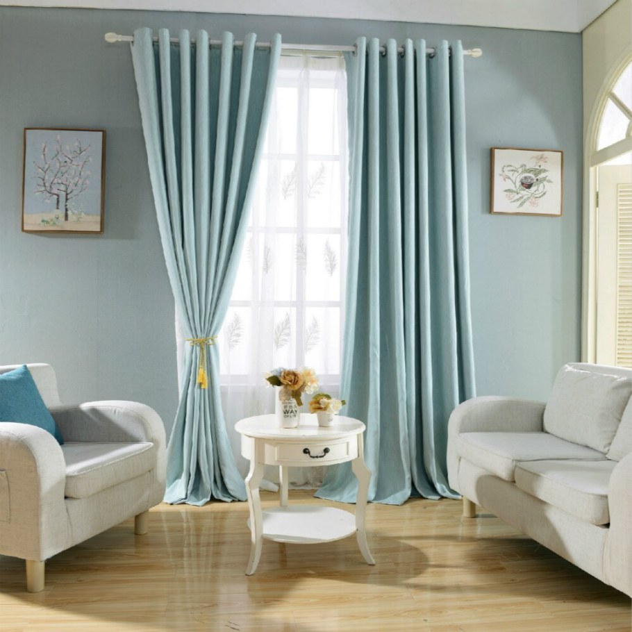 Шторы блэкаут мята