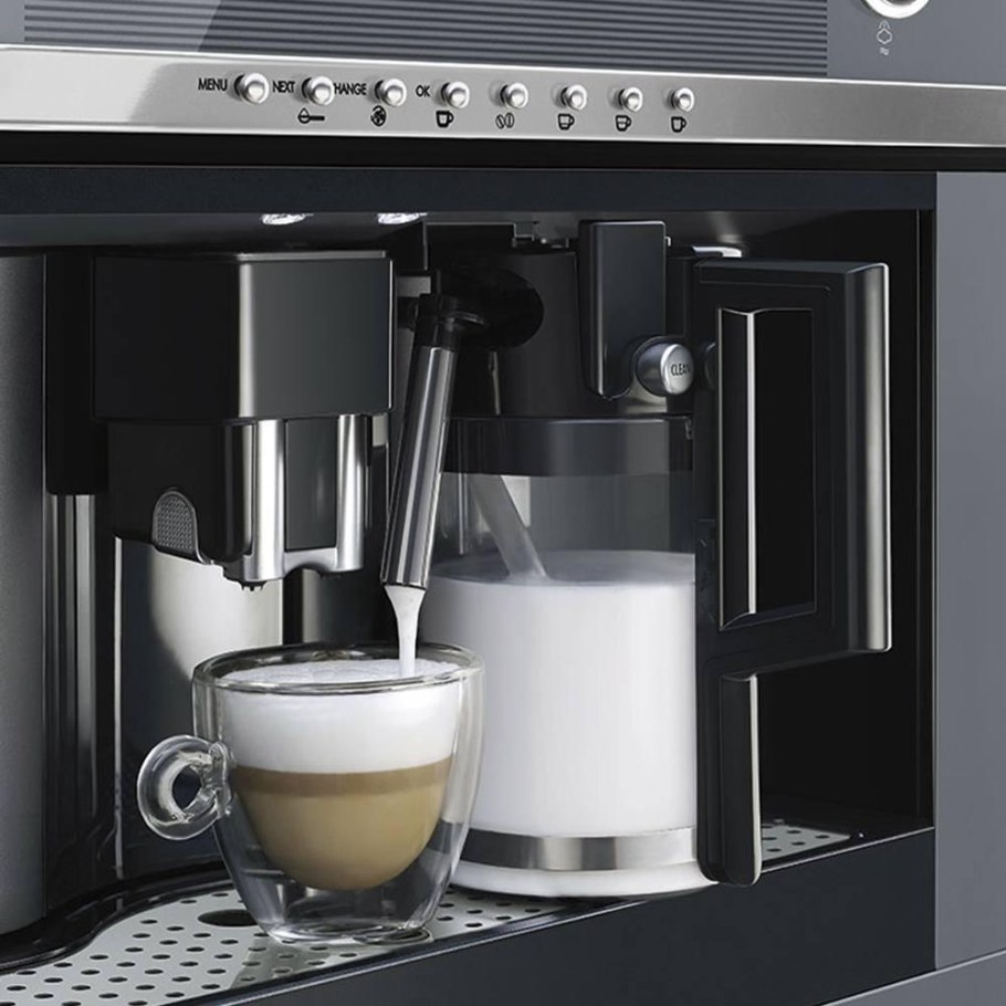 Встраиваемая кофемашина Smeg cms4101n кофеварка cms6451x
