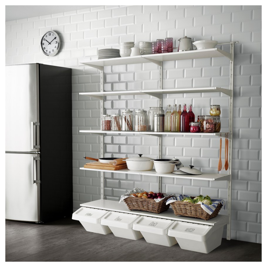 Навесные системы хранения для кухни